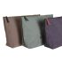 Trusă DKD Home Decor Maro Verde Bordo Pânză Yoga 33 x 8 x 20 cm (3 Unități)