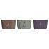 Trusă DKD Home Decor Maro Verde Bordo Pânză Yoga 33 x 8 x 20 cm (3 Unități)