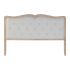 Tăblie de Pat DKD Home Decor Gri Lemn de cauciuc 160 x 10 x 120 cm