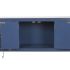 Mobilă Laterală DKD Home Decor Albastru Auriu* Brad Lemn MDF 95 x 24 x 79 cm