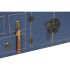 Mobilă Laterală DKD Home Decor Albastru Auriu* Brad Lemn MDF 95 x 24 x 79 cm