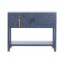 Mobilă Laterală DKD Home Decor Albastru Auriu* Brad Lemn MDF 95 x 24 x 79 cm