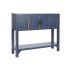 Mobilă Laterală DKD Home Decor Albastru Auriu* Brad Lemn MDF 95 x 24 x 79 cm