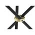 Masa laterală DKD Home Decor Alb Negru Auriu* Metal Lemn MDF 80 x 80 x 76 cm