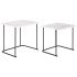 Set de 2 mese DKD Home Decor Alb Negru 51 x 43 x 49 cm