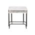 Set de 2 mese DKD Home Decor Alb Negru 51 x 43 x 49 cm