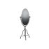 Oglindă independentă DKD Home Decor Negru Metal Geam 61 x 62 x 174 cm