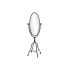 Oglindă independentă DKD Home Decor Negru Metal Geam 61 x 62 x 174 cm