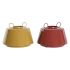 Vază Home ESPRIT Muştar Teracotă Fier Lăcuit 31 x 31 x 23 cm (2 Unități)