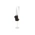 Stojan na klobouky Home ESPRIT Alb Natural Lemn Metal Scandi 33 x 33 x 185 cm