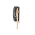 Stojan na klobouky Home ESPRIT Negru Natural Lemn Metal Scandi 33 x 33 x 185 cm