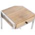 Set de 2 mese Home ESPRIT Maro Argintiu Natural Oțel Lemn de mango 45,5 x 41 x 66,5 cm