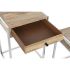 Set de 2 mese Home ESPRIT Maro Argintiu Natural Oțel Lemn de mango 45,5 x 41 x 66,5 cm