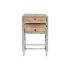 Set de 2 mese Home ESPRIT Maro Argintiu Natural Oțel Lemn de mango 45,5 x 41 x 66,5 cm