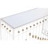 Console Home ESPRIT Alb Auriu* Oglindă 120 x 40 x 80 cm