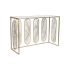 Console Home ESPRIT Auriu* Oglindă 120 x 40 x 80 cm