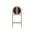 Mobilă Laterală Home ESPRIT Natural Geam Tec Lemn Reciclat 75 x 40 x 182 cm