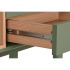 Consolă Home ESPRIT Verde Poliuretan Lemn MDF 120 x 35 x 90 cm