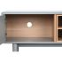 Mobilă TV Home ESPRIT Albastru Gri polipropilenă Lemn MDF 140 x 40 x 55 cm