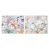 Tablou Home ESPRIT Květiny Shabby Chic 100 x 3,7 x 80 cm (2 Unități)