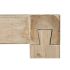 Masă de Sufragerie Home ESPRIT Natural Brad Lemn MDF 220 x 90 x 76 cm