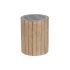 Masa laterală Home ESPRIT Natural Brad Lemn MDF 36 x 36 x 45 cm