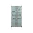 Suport pentru Sticle Home ESPRIT Turquoise Metal Lemn MDF 76,5 x 39,5 x 157,5 cm
