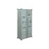 Suport pentru Sticle Home ESPRIT Turquoise Metal Lemn MDF 76,5 x 39,5 x 157,5 cm