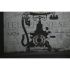 Ceas de Perete Home ESPRIT Galben Alb Negru Gri Metal Geam Vintage 27,5 x 6,5 x 40,5 cm (2 Unități)