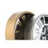 Ceas de Perete Home ESPRIT Negru Auriu* Argintiu Metal Geam 25 x 6,3 x 25 cm (2 Unități)