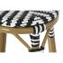 Taburet Home ESPRIT Bicolor Metal ratan sintetic 39,5 x 39,5 x 74,5 cm