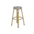 Taburet Home ESPRIT Bicolor Metal ratan sintetic 39,5 x 39,5 x 74,5 cm