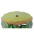Masa laterală Home ESPRIT Multicolor Porțelan 33 x 33 x 45 cm