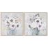 Tablou Home ESPRIT Shabby Chic Vază 70 x 3,5 x 70 cm (2 Unități)