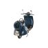 Figură Decorativă Home ESPRIT Motocicletă Albastru Portocaliu Liliachiu Vintage 26 x 10 x 17 cm (3 Unități)