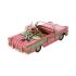 Figură Decorativă Home ESPRIT Mașină Galben Roz Vintage 26 x 11 x 9 cm (3 Unități)