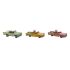 Figură Decorativă Home ESPRIT Mașină Galben Roz Vintage 26 x 11 x 9 cm (3 Unități)