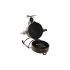 Stolní hodiny Home ESPRIT Negru Auriu* PVC Metal Loft 18 x 23 x 24 cm (2 Unități)