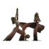 Figură Decorativă Home ESPRIT Roz Auriu* Yoga Scandi 19 x 6 x 26 cm (3 Unități)