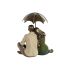 Figură Decorativă Home ESPRIT Verde Auriu* Partener 15 x 11,5 x 12 cm