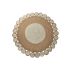 Covor Home ESPRIT Alb Maro 200 x 200 x 1 cm