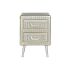 Noptieră Home ESPRIT Argintiu Metal Lemn MDF 46 x 39 x 63 cm