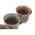 Set de 4 Căni tip Halbă Home ESPRIT Albastru Roz Gresie 285 ml 9 x 7 x 8 cm