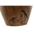 Vază Home ESPRIT Natural Maro închis Tec 34 x 34 x 40 cm