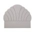 Tăblie de Pat Home ESPRIT Gri Lemn MDF 157 x 8 x 160 cm