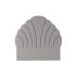 Tăblie de Pat Home ESPRIT Gri Lemn MDF 157 x 8 x 160 cm