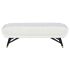 Banchetă Home ESPRIT Alb Negru 120 x 40 x 42 cm