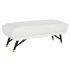 Banchetă Home ESPRIT Alb Negru 120 x 40 x 42 cm
