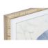 Tablou Home ESPRIT Mediterană Scoică 45 x 2,5 x 60 cm (4 Unități)
