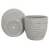 Set de jardiniere Home ESPRIT Bej Fibră de Sticlă Magneziu 45 x 45 x 43 cm (3 Unități)
